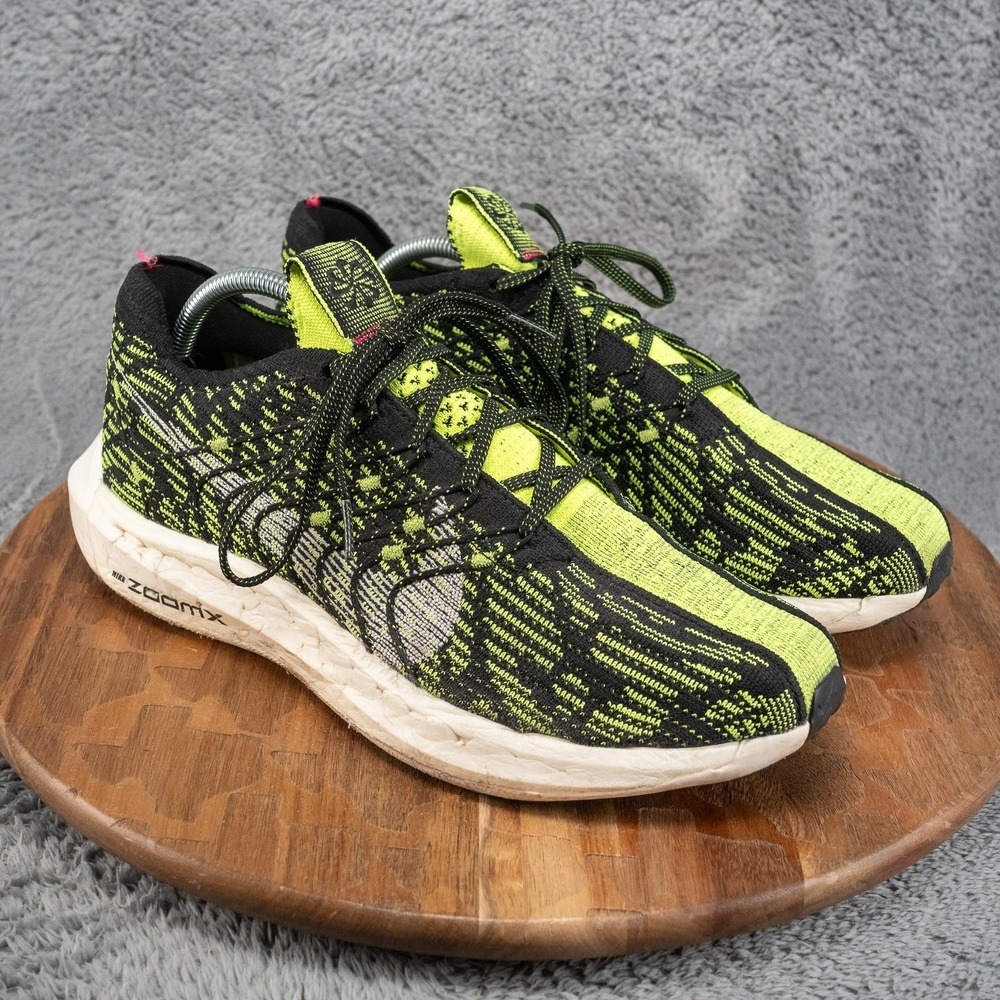 Nike Pegasus Turbo Next Nature ZoomX Shoes Mens Size 10 Green Flyknit FN6822-010